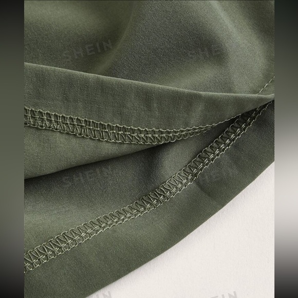 Plus Gorpcore Drawstring Waist Ruched Tie Side Skirt - Picture 4 of 4